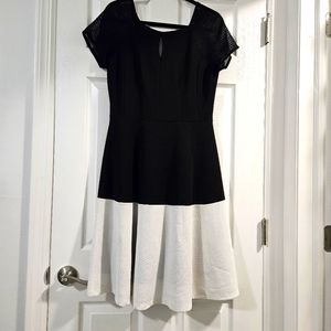 Black and white dress